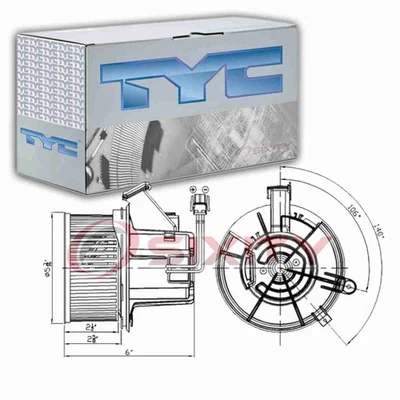 Motor soplador de climatización delantero TYC para Mercedes-Benz C250 2010-2011 calefacción aire ny Foto 1 de 4