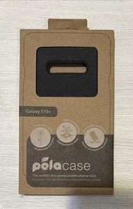 Pela Brand Compostable Phone Case For Samsung Galaxy S10+ Plus, Black - Picture 1 of 1