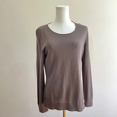 Suéter Lafayette 148 Mujer M 100% Lana Neutro Minimalista Silencioso Cápsula de Lujo Foto 1 de 4