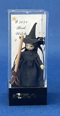 埃塞尔·希克斯娃娃天使儿童绿野仙踪坏女巫带扫帚 #5074 罕见 — 第 1/4 张图片