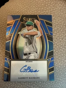 2024 Panini Select Signature Selection Garrett Baumann negro y azul paralelo/49 - Imagen 1 de 3