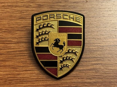 OEM 2003-2006 Porsche Boxster Cayenne 911 Front Bonnet Hood Emblem Badge Crest - Image 1 of 2