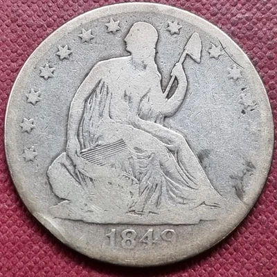 1849 O Seated Liberty Half Dollar 50c Better Grade #96143 - Image 1 of 2