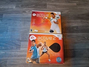 Nintendo Wii  Active Personal Trainer 1 + Active 2  Bundle Complete CIB - Picture 1 of 4