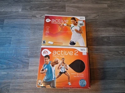 Nintendo Wii  Active Personal Trainer 1 + Active 2  Bundle Complete CIB - Image 1 of 4