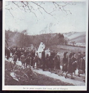 1943  --  PROCESSION PRES DE CHAVIGNOL  K255 - Picture 1 of 1