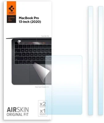 AirSkin Pellicola compatibile con MacBook Pro 13 2020 per Trackpad e 2 touch bar - Immagine 1 di 4