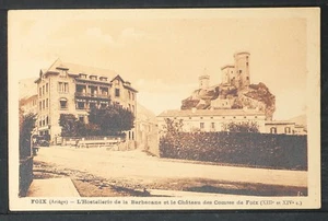 FRANKREICH 907🇫🇷>09<FOIX -L ́Hostellerie de la Barbacane et le Château des Comtes - Bild 1 von 2