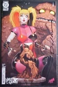 DAVID NAKAYAMA FIRMATO HARLEY QUINN #47 con certificato di autenticità! fumetti dc 2025 quasi nuovi - Foto 1 di 4