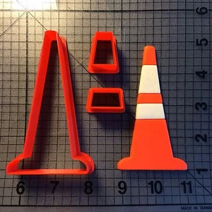 Traffic Cone 100 Cookie Cutter Set - Picture 1 of 2
