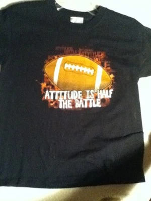 Boys Youth Small Football T Shirt - Image 1 of 3