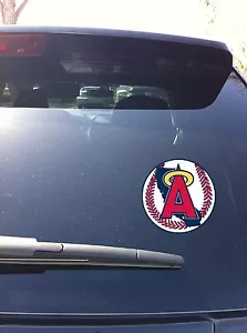 ML-01-09 Angels '86-'92 Baseball Logo Fenster Vinyl Aufkleber Abziehbild Los Angeles - Bild 1 von 1