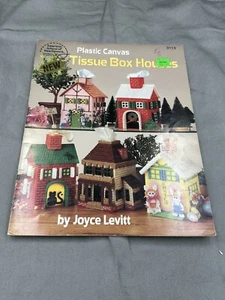 Plastic Canvas Tissue Box Houses Patterns Project American School Of Needlework - Picture 1 of 3