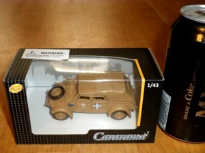 [CARARAMA] WW#2- AFRIKA KORPS - GERMAN KUBELWAGEN, STAFF CAR, DIECAST TOY, 1:43 - Picture 1 of 12