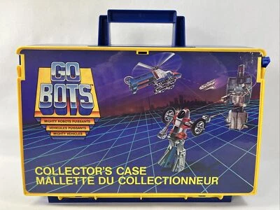 GoBots Carrying Case w stickers one latch broken read Tonka 1984 - Image 1 of 4
