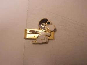 Snoopy as the Red Baron Peanuts Vintage TINY SMALL Tie Bar Clip - Picture 1 of 6