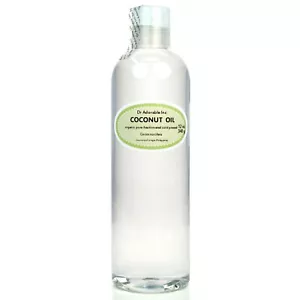 12 oz Fractionated Coconut Oil Pure & Organic Beauty Product *Free Shipping* - Picture 1 of 5