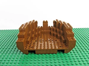 1989 LEGO Old Brown Boat Ship Large Stern 14 x 16 x 5 1/3 6285 6274 #2558c03 - Picture 1 of 4