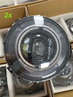 Par de faróis pretos W463 para Mercedes Benz classe G W464 estilo dinâmico LED G500 - Imagem 1 de 4