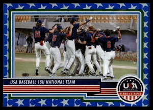 2023 Panini Stars & Stripes USA Baseball 18U Team Blue Parallel 40/75 #98