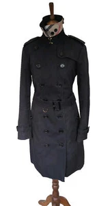 Burberry Damen Sandringham Schwarz Trenchcoat UK 12 USA 10 IT 44 Lang - Bild 1 von 19