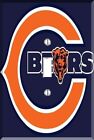 Chicago Bears Football NFL Light Switch Plate Wall Outlet Cover Man Cave tEAM