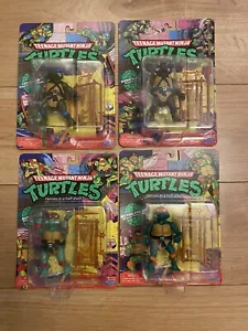 Playmates TMNT Classic Basic Figures Walmart Exclusive Full Set Brand New MOC!! - Picture 1 of 6