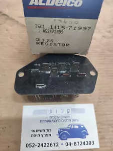 OEM # 52472699 Blower Motor Resistor For 92-96 Chevrolet G10 - G30 GMC G1500 25 - Picture 1 of 11