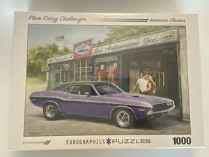 1970 Dodge Challenger R/T "Plum Crazy" Jigsaw Puzzle by Eurographics 1000 Pieces - Picture 1 of 9