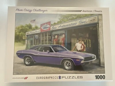 1970 Dodge Challenger R/T "Plum Crazy" Jigsaw Puzzle by Eurographics 1000 Pieces - Image 1 of 4