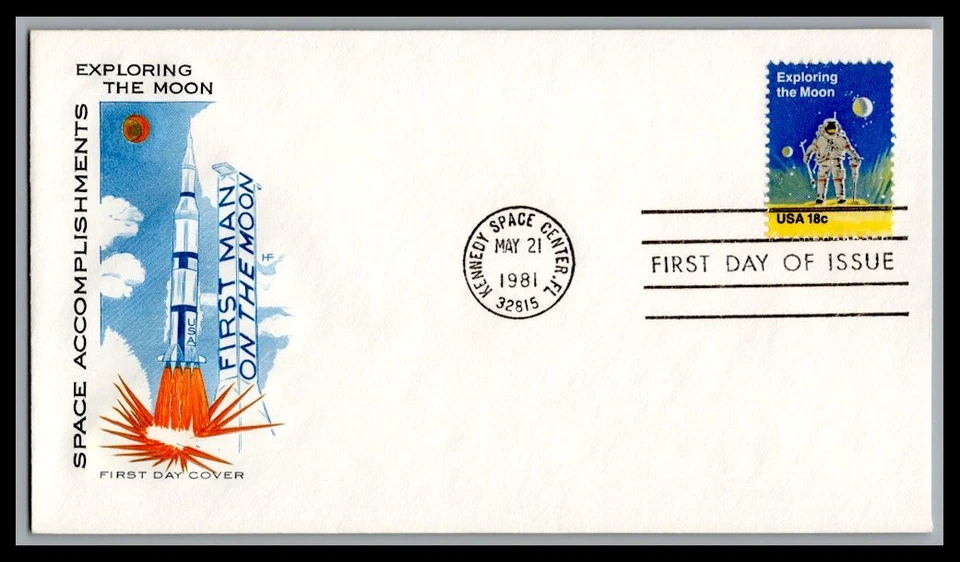 US FDC # 1912 18c Space Achievement HF   1981, 0a885 - Image 1 of 1