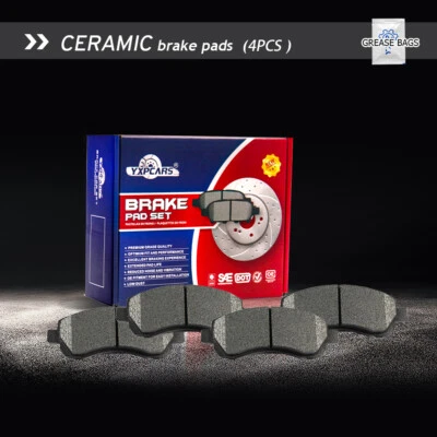 Kit pastillas freno disco cerámicas delanteras para 1997 1998 1999 2000 Subaru Impreza Legacy Foto 1 de 4