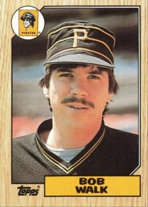 1987 Topps Baseball Bob Walk Pittsburgh Pirates #628 - Picture 1 of 2