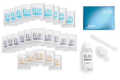 ELAN AUGENBRAUENFARBE WIMPERNFARBE GEL 50ml FARBE MEDIUM BROWN SET m OXYDANT ÖL