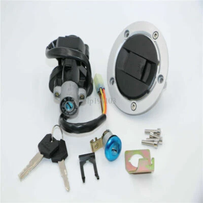 US Ignition Switch Fuel Gas Cap Seat Lock Key Set For Suzuki SV 650A 2003-2009 Foto 1 de 4