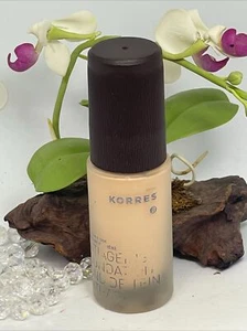Korres Quercetin & Oak Anti Ageing Foundation - 10 Light Sand - .91 fl oz - New* - Picture 1 of 3