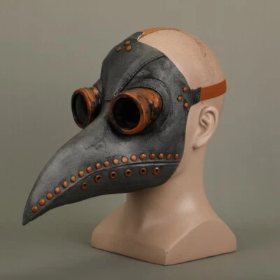 Steampunk Plague Doctor Mask Cosplay Bird Beak Retr Gothic Masks Halloween Props - Image 1 of 4