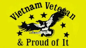WINDOW STICKER VIETNAM VETERAN - 5" x 3" INTERIOR STICKER - FREE SHIPPING - Picture 1 of 1