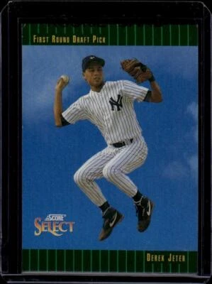 1993 Select #360 Derek Jeter RC Rookie New York Yankees Baseball Card NM 43207 - Image 1 of 2