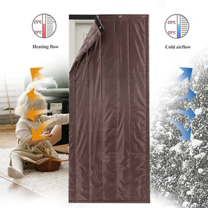 Cortinas de puerta con aislamiento térmico de 83 pulgadas con reducción de ruido livianas - Imagen 1 de 19