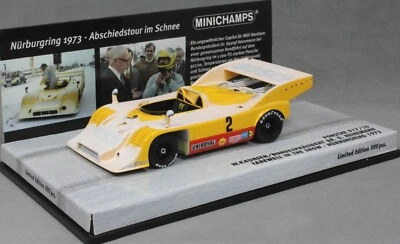 Minichamps Porsche 917/10 Farewell inthe snow Nurburgring 1973 Kauhsen 437736592 - Image 1 of 3