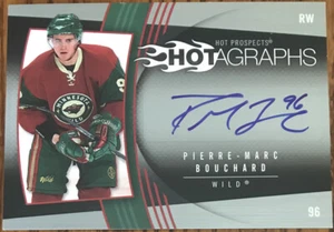 2006-07 Hot Prospects Hotagraphs Pierre-Marc Bouchard H-PB Minnesota Wild - Picture 1 of 2