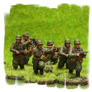 Painted!!!  German Grenadier Squad (LMG)  - 28mm WW2 - World War II  Bolt Action - Imagen 1 de 3