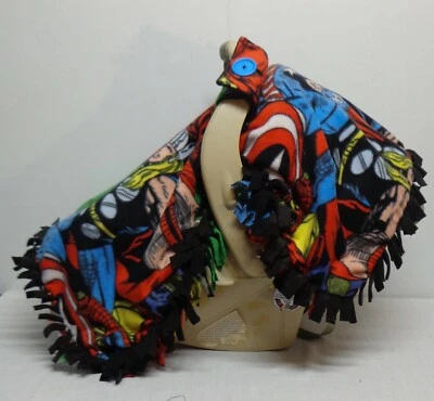 Vengadores/Vellón Negro Infantil/Bebé Asiento de Coche Toldo/Carpa/Cubierta Hecha a Mano Foto 1 de 4