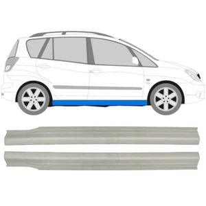 TOYOTA COROLLA VERSO 2001-2004 RIPARAZIONE BATTITACCO BATTITACCO SET DI 2 / COPPIA - Foto 1 di 2