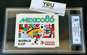 1986 Mexico Panini 86 WC Sealed Pack / Bustina Certified & Graded MGC 7 MARADONA? - Bild 1 von 4