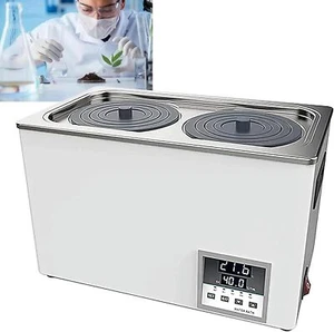 Scaldabagno 110V Laboratorio Termostato Digitale Laboratorio Acqua Bagno con 2 Fori - Foto 1 di 7