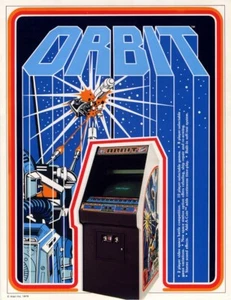 1978 ORBIT by Atari POSTER 24 X 18 Inches Nice - Picture 1 of 2