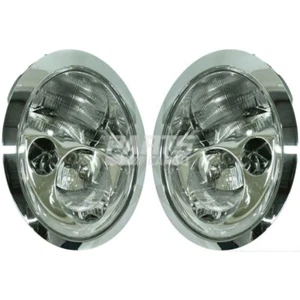 New Set of 2 Halogen Head Lamp Assembly Left & Right Fits 2002-2004 Mini Cooper - Picture 1 of 12