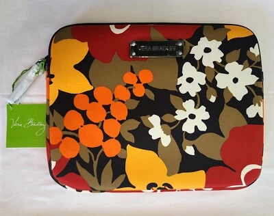 Vera Bradley Bittersweet Neoprene Tablet eReader Sleeve 10x8 Padded Zipper N05 - Image 1 of 4